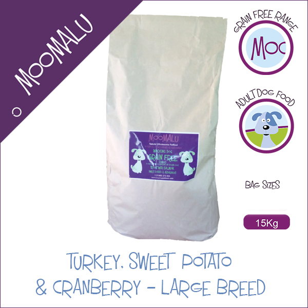 Grain Free - Large Breed - Turkey, Sweet Potato & Cranberry
